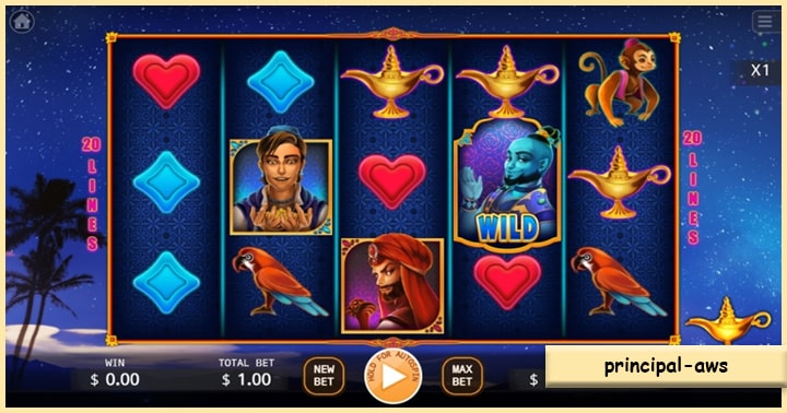 Latar Belakang HC Gaming Game Slot Aladdin